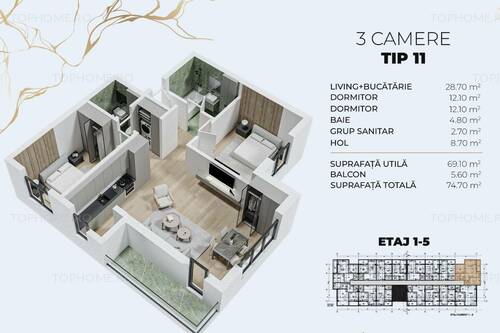 TOP HOME 9 -  Metrou Berceni