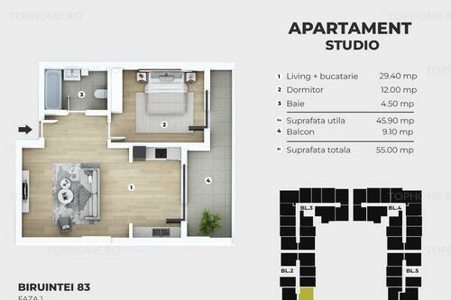 Apartament 2 Camere - 5 Min Metrou Berceni-Incalzire Pardose