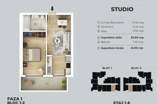 Apartament 2 Camere, Bloc Nou, Metrou Berceni