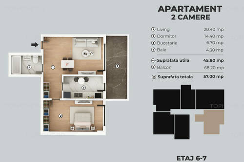 Metalurgiei Carrefour - 2 Camere Balcon 11mp