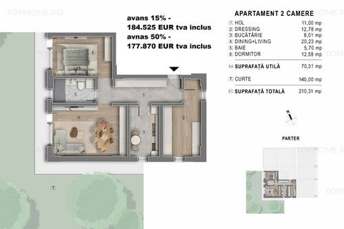 Metrou Berceni - Studio 47mp - Bloc Boutique 2027