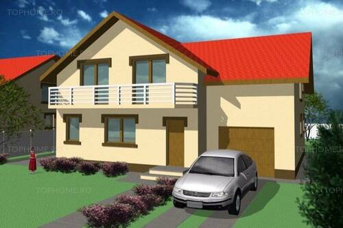 Casa Individuala P+1+Pod. 4 Cam. Teren 585 Mp