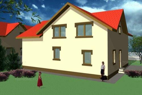 Casa Individuala P+1+Pod. 4 Cam. Teren 585 Mp