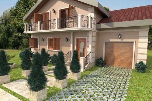 Casa Individuala P+1+Pod. 4 Cam. Teren 585 Mp