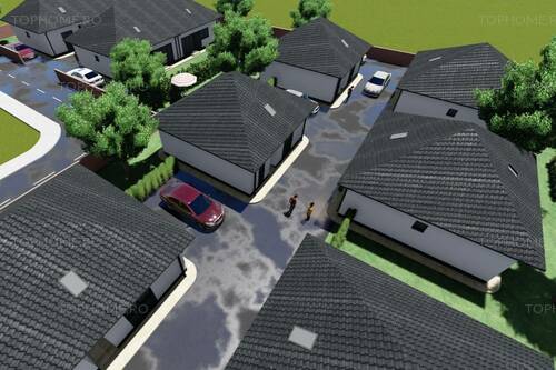 Casa Pe Parter 3 Cam+Pod.Teren 210mp.